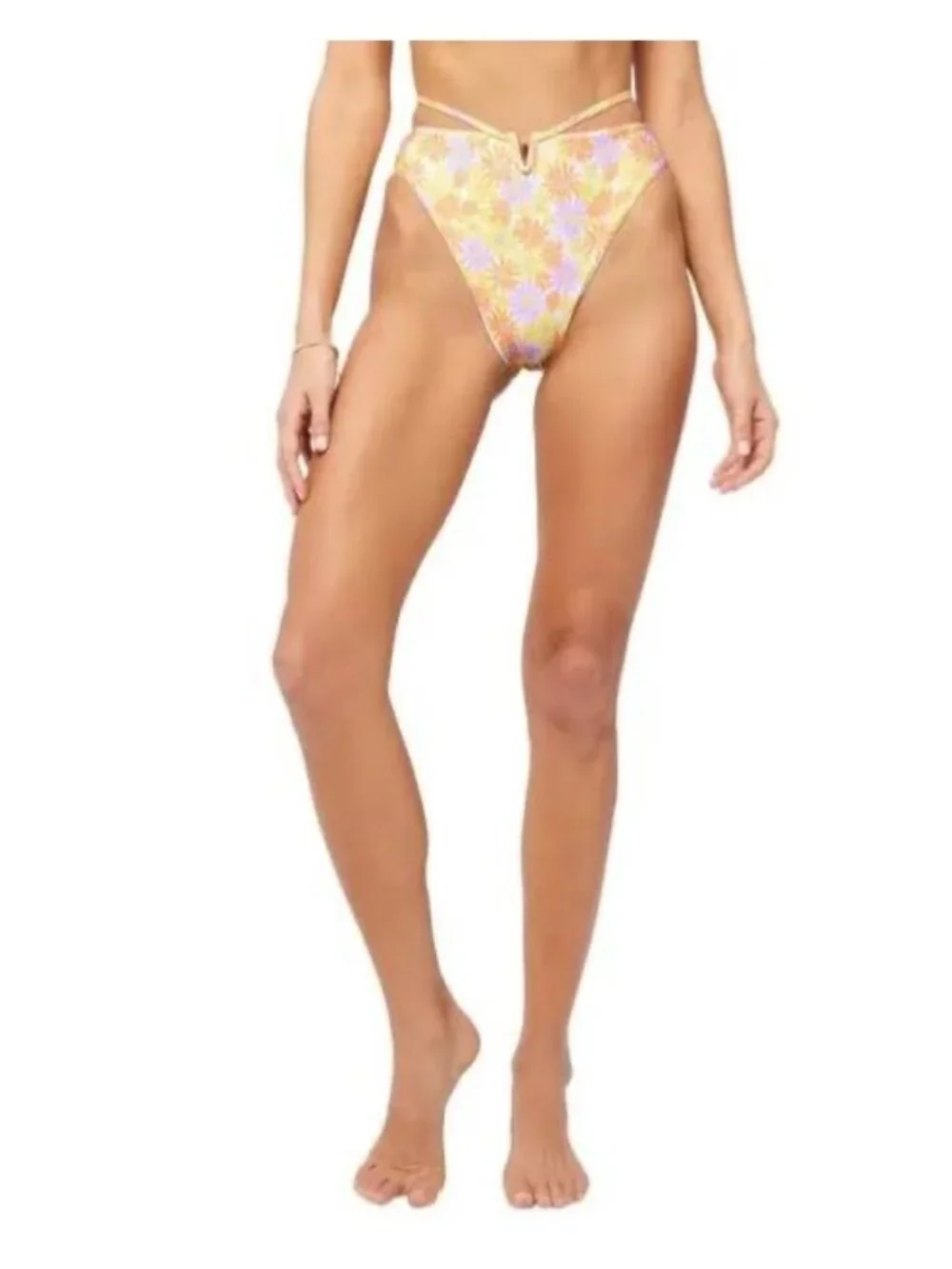L*Space Joy Bitsy Bottoms in Oopsie Daisy new womens swimsuit